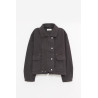 MFPEN WASHED GREY CANVAS COURIER JACKET